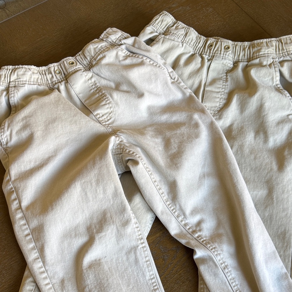 Qty 2 Included - Nautica Kids Khaki School Uniform Pants